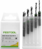 Borrkassett Festool BKS D 3-8 CE/W-K