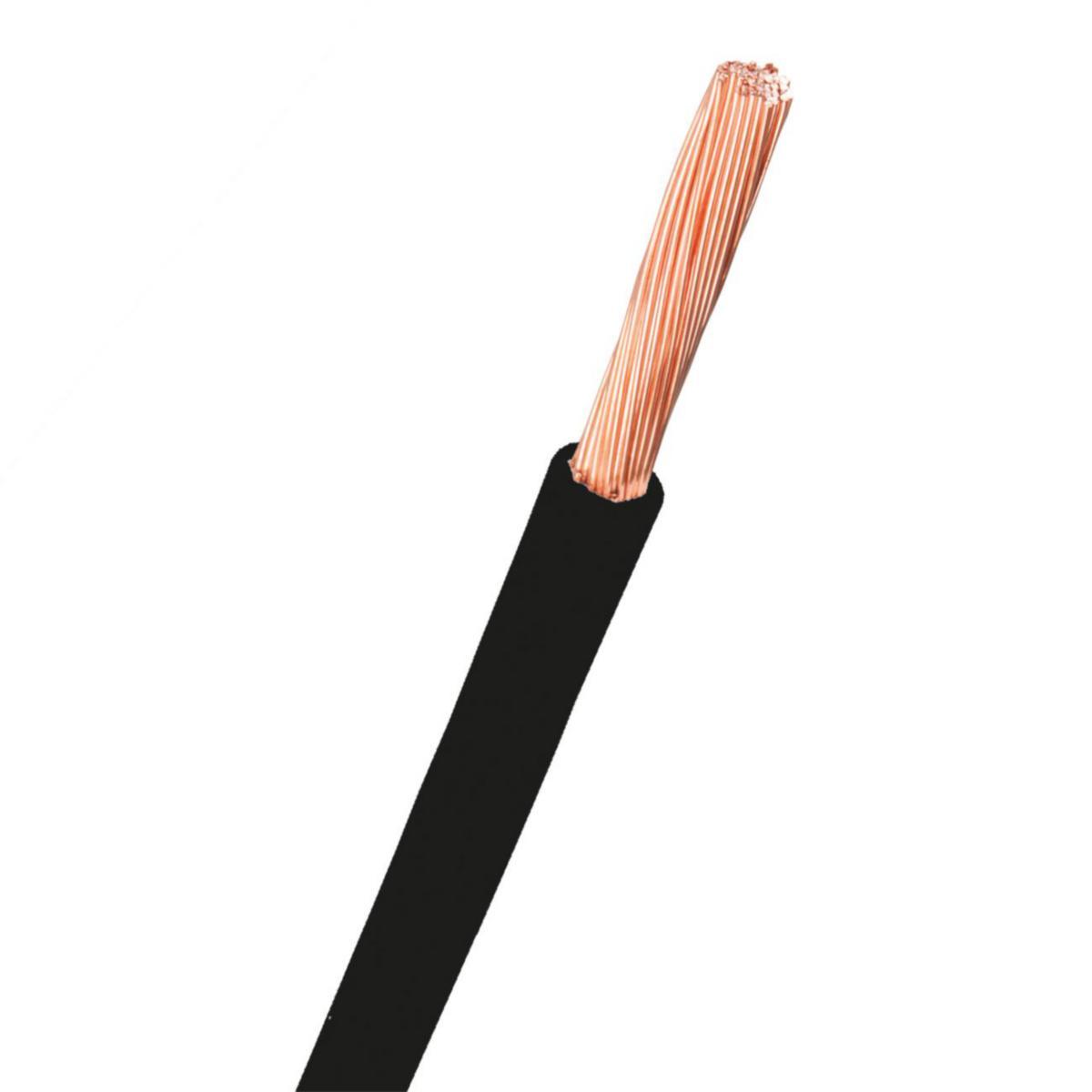 Kopplingskabel RQ (H07Z1-K) 450/750V ≥4,0mm² Dca - RQ 6 450/750V SVART (*3)