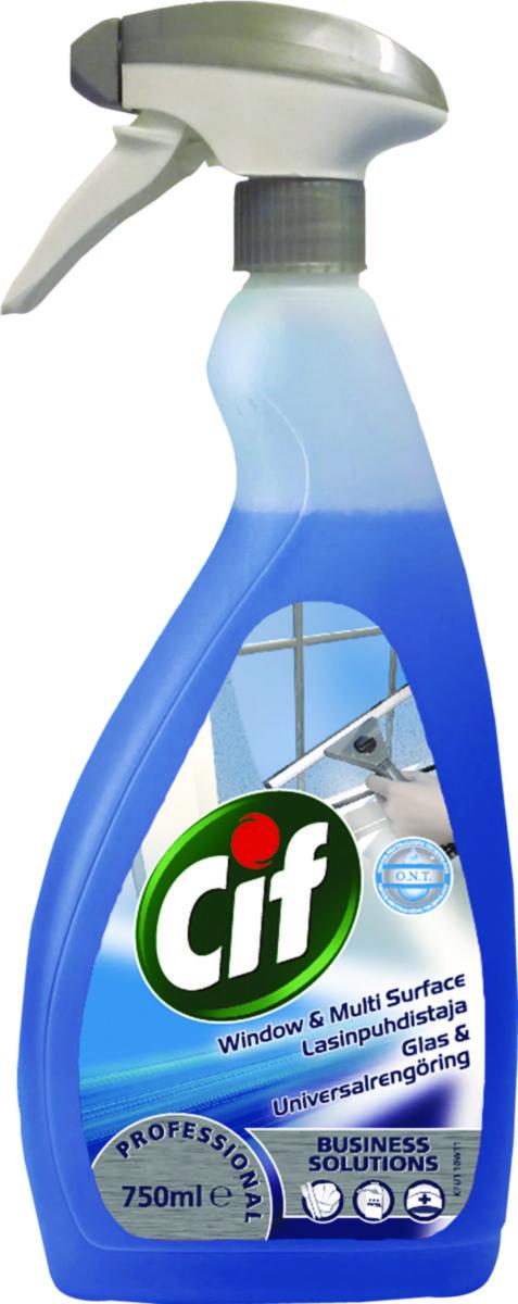 Glasrent CIF Prof - RENGÖRINGSMEDEL CIF PROF GLAS&UNIVERSAL 750 ML