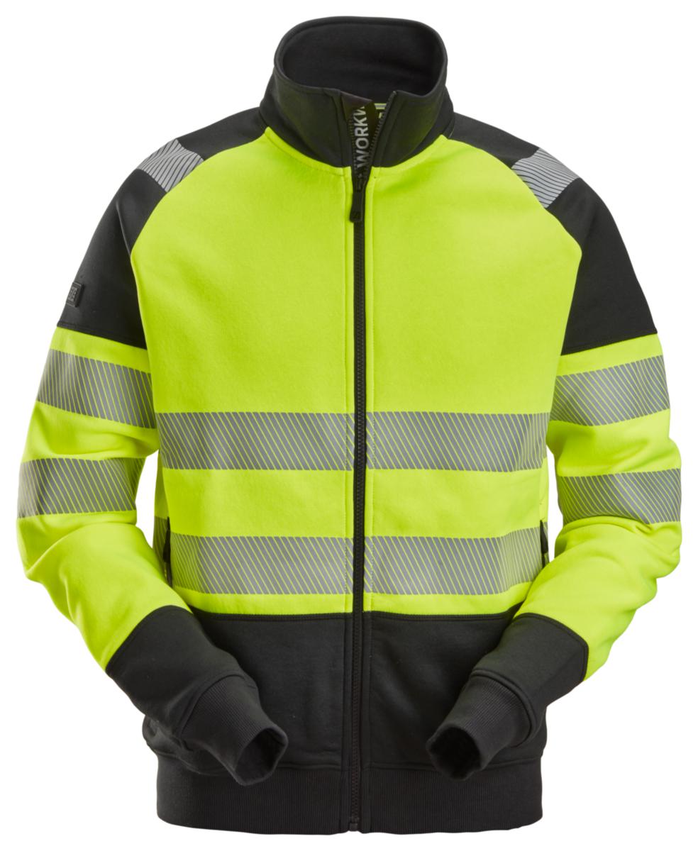 Sweatshirt Snickers 2835 Varsel - SWEATSHIRT 2835 GUL/SVART XS SNICKERS 28356604003