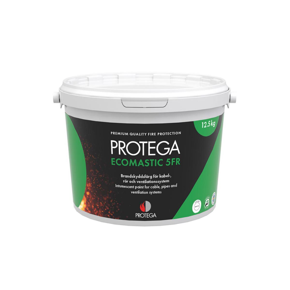 Brandskyddsfärg Ecomastic 5FR - BRANDSKYDDSFÄRG ECOMASTIC 5FR PROTEGA 12.5 KG VIT