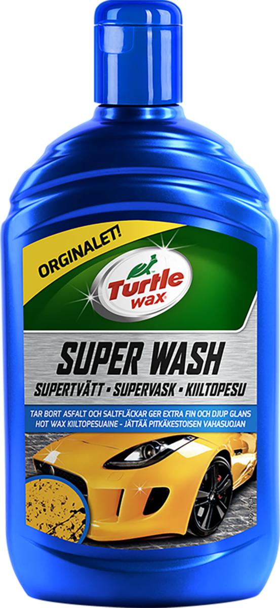 Bilschampo Turtle Super Wash - BILSCHAMPO TURTLE SUPERTVÄTT MED VAX 500 ML 208