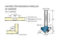 V-spårfräs Tool Trust för Sandwichpanel