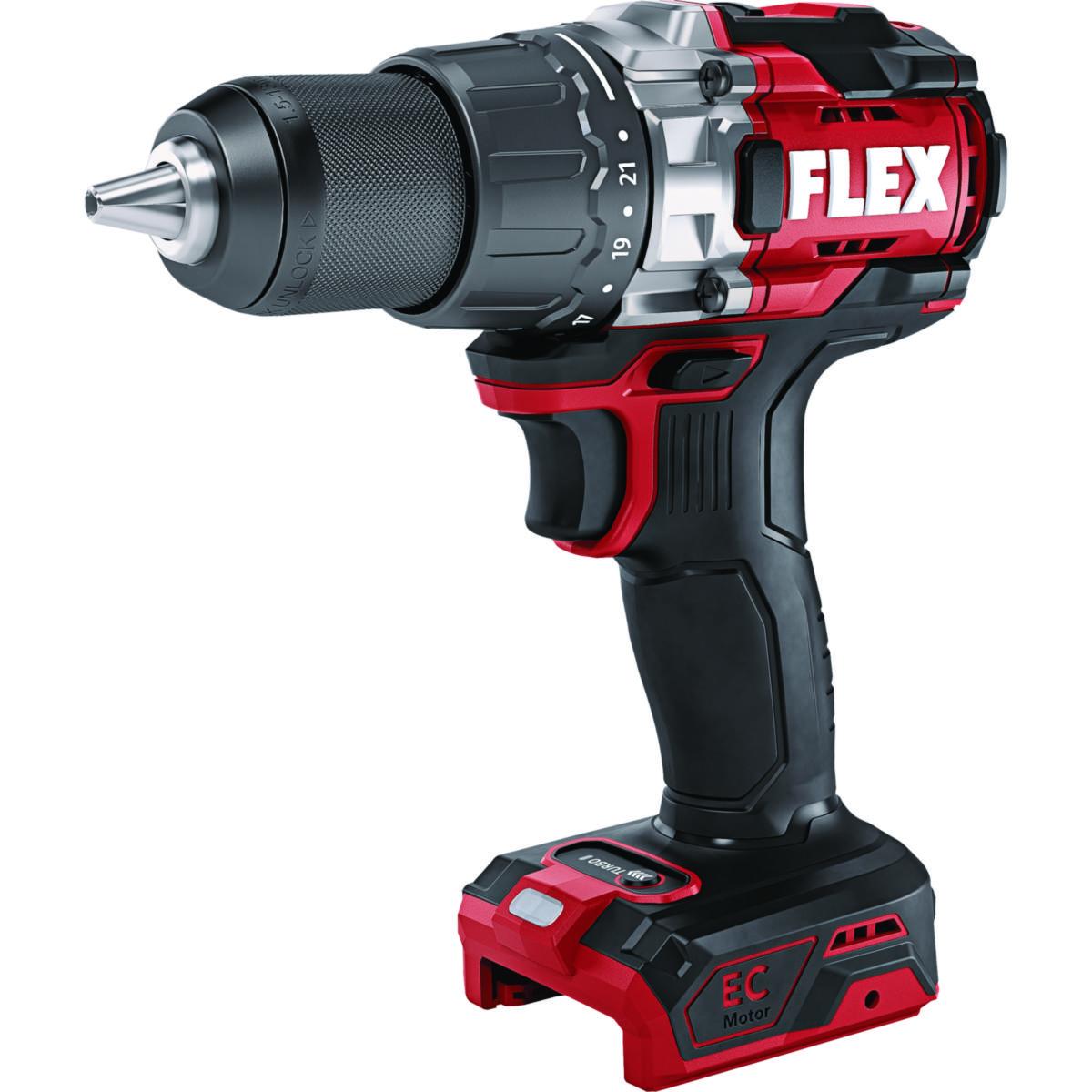 Skruvdragare Flex DD2G HD18.0-EC C Solo - SKRUVDRAGARE FLEX DD2G HD SOLO 18V 158NM 0-2500V/MIN KARTONG