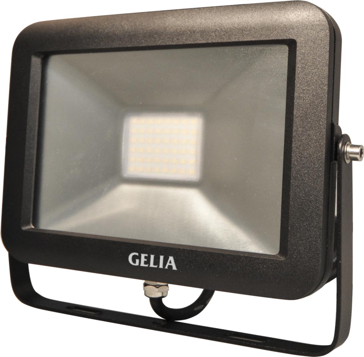 Strålkastare LED, 30 W, frostat glas, Slimline, Gelia - STRÅLKASTARE LED 30W 2550LM IP 65 GELIA LAMPA 4075003001