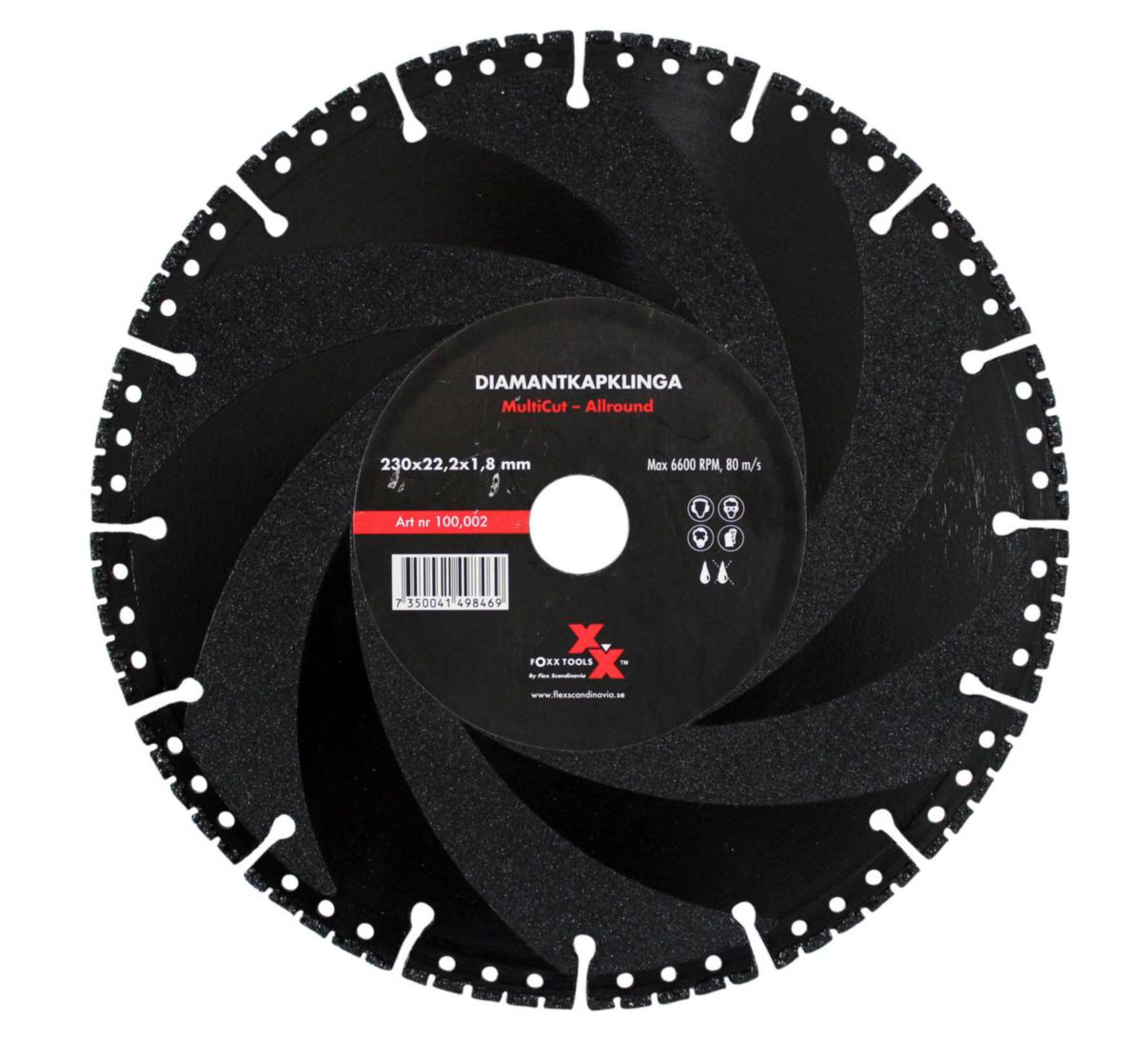 Diamantkapklinga Flexxtra MultiCut - DIAMANTKL.230MM KAKEL MULTICUT FLEXXTRA 100.002