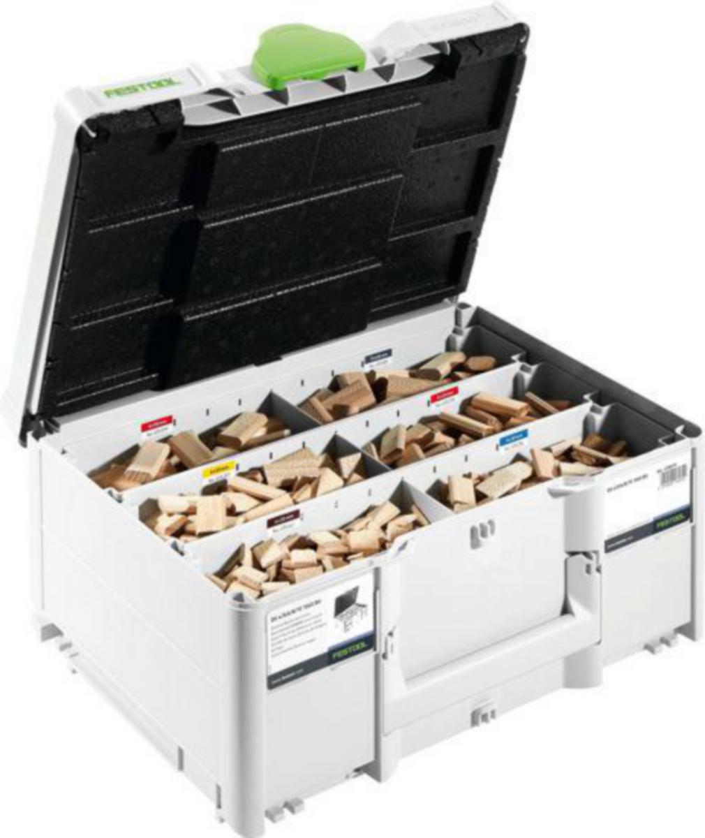 Dominobrickor Festool DF 500 - DOMINO-BRICKOR BOK SORTIMENT DS 4/5/6/8/10 1060 BU FESTOOL