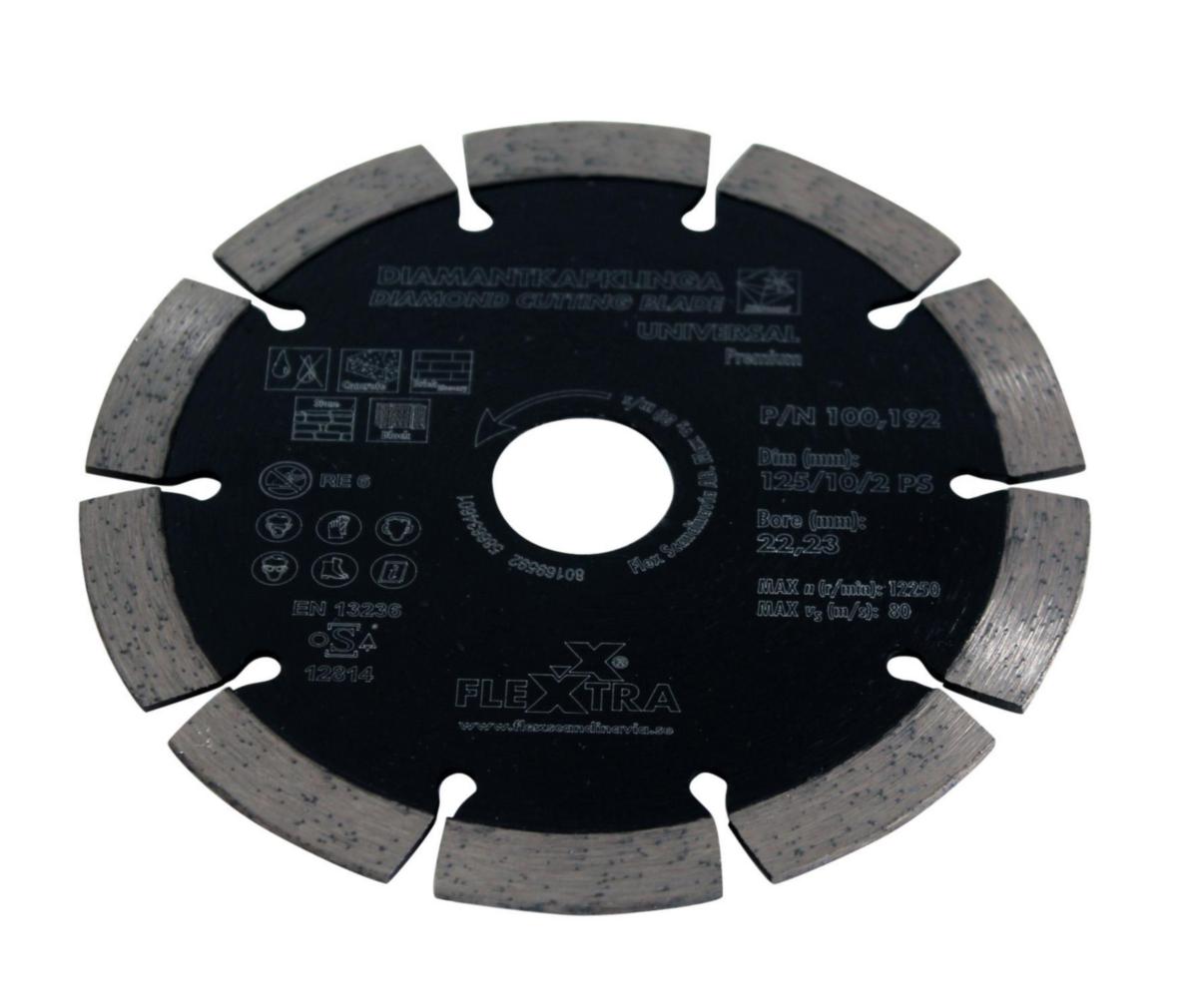 Diamantklinga Flexxtra Universal Varmpressad - DIAMANTKL.125MM UNIV.SIN FLEXXTRA 100.192