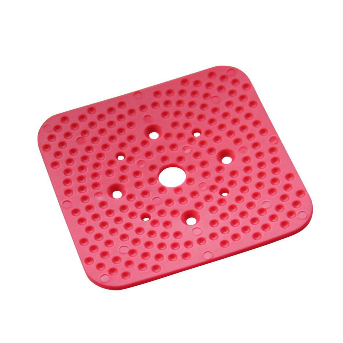 Pallbricka plast massiv - PALLBRICKA 100X100X2 PLAST MASSIV 400/FRP
