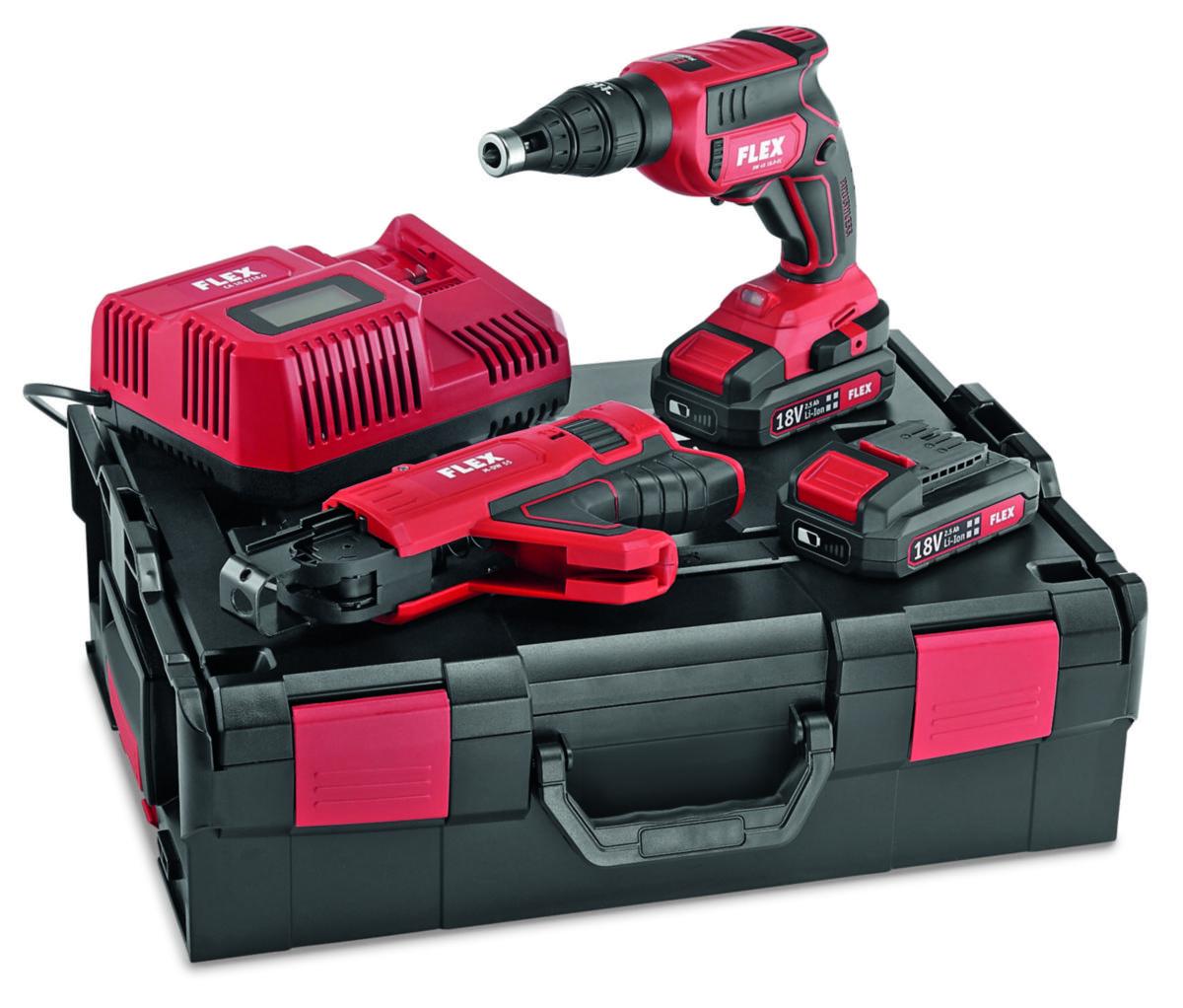 Gipsskruvdragare Flex DW45 - GIPSSKRUVDRAGARE DW45 18V SET FLEX 466824