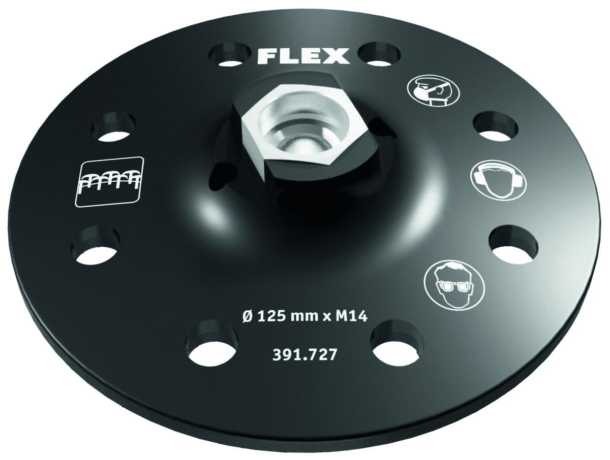 Stödrondell Flex Hålad Mjuk Ø125 - STÖDRONDELL MJUK 125MM M14 FLEX 391727