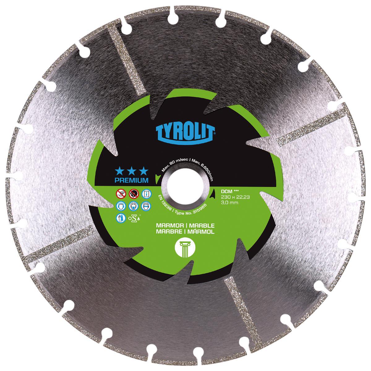 Diamantklinga Tyrolit Premium Marmor - DIAMANTKL 150X3X20 FESTO TYROLIT MINERIT 547611