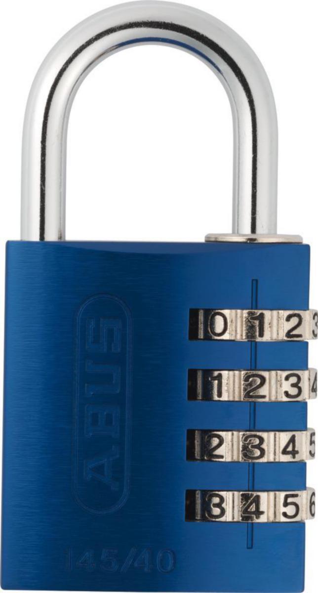 Hänglås ABUS 145/40 Kod - HÄNGLÅS 145/40 BLÅ 49525