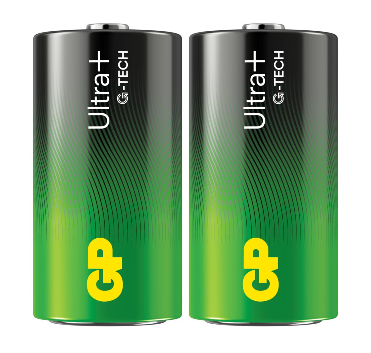 Batteri GP Ultra+ LR14 C - BATTERI LR14 1,5VT C LR14 2-P GP ULTRA PLUS 151420