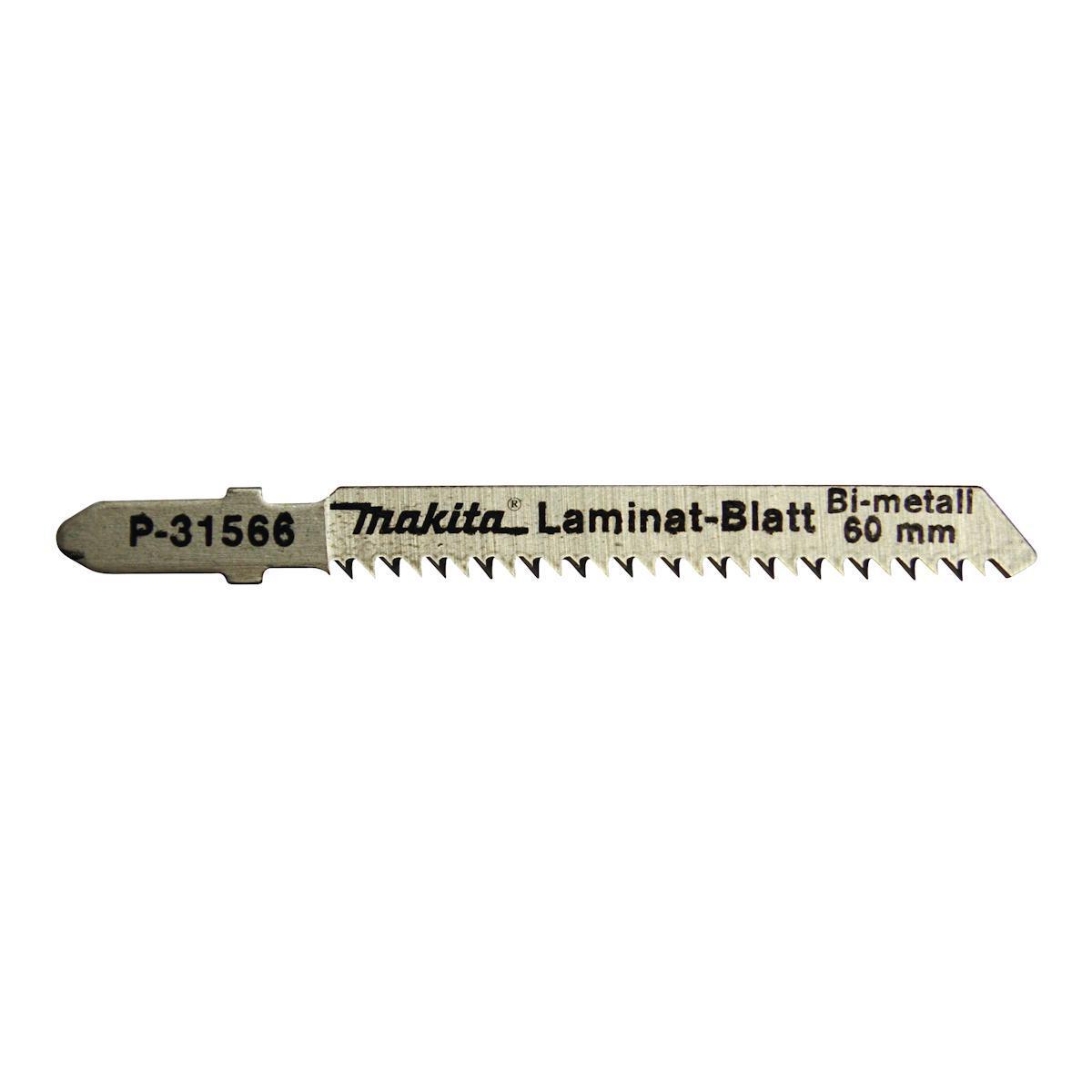 Sticksågblad Makita BIM Laminat - STICKSÅGBLAD P-31566 MAKITA BIM 13TPI 75MM 5ST