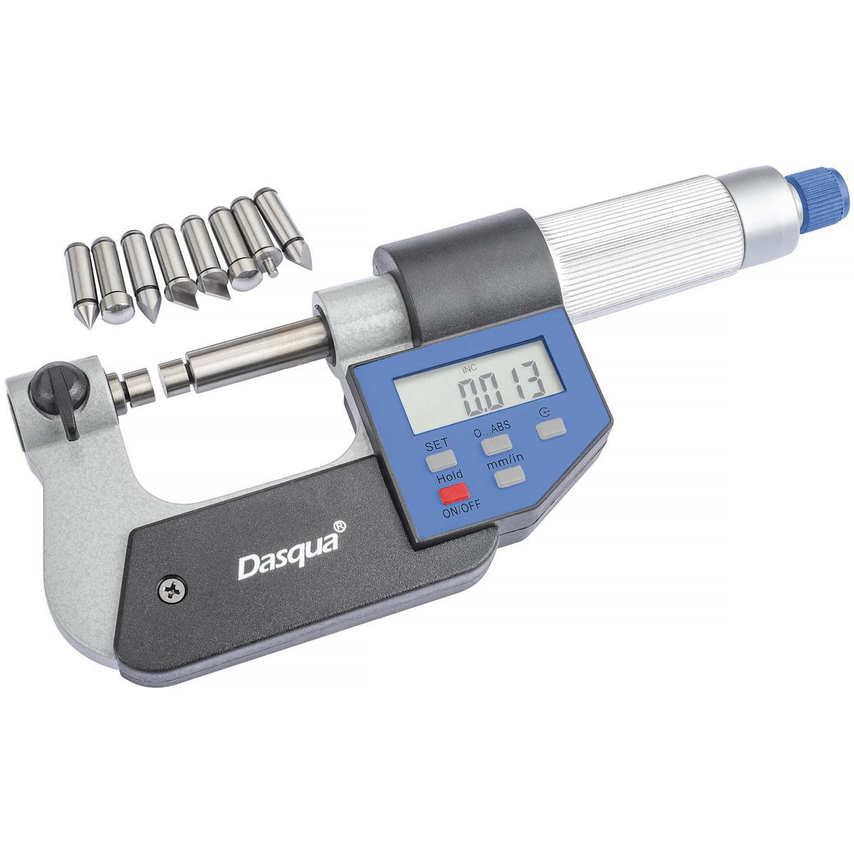 Mikrometer Dasqua Universal digital - MIKROMETER DASQUA UNIVERSAL DIGITAL 0-25MM