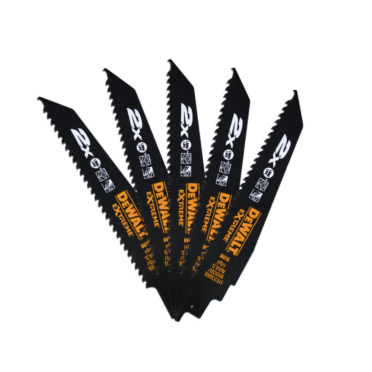 Tigersågblad DEWALT DT2300L - TIGERSÅGSBLAD TRÄ/SPIK 152MM 6 TPI 5/FRP DEWALT DT2300L-QZ