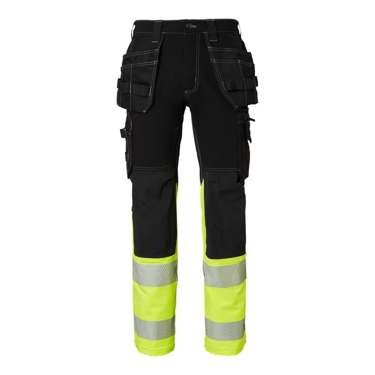 Midjebyxa Top Swede 312 - HANTVERKSBYXA SVART/GUL C150 TOPSWEDE 312173051C150