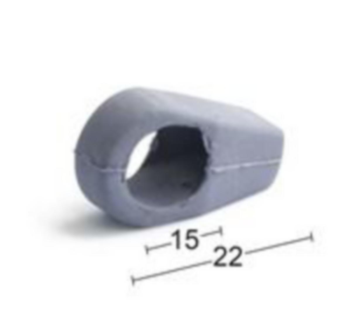 Handtagsbuffert A1161 - HANDTAGSBUFFERT A1161 GRÅ GUMMI HABO