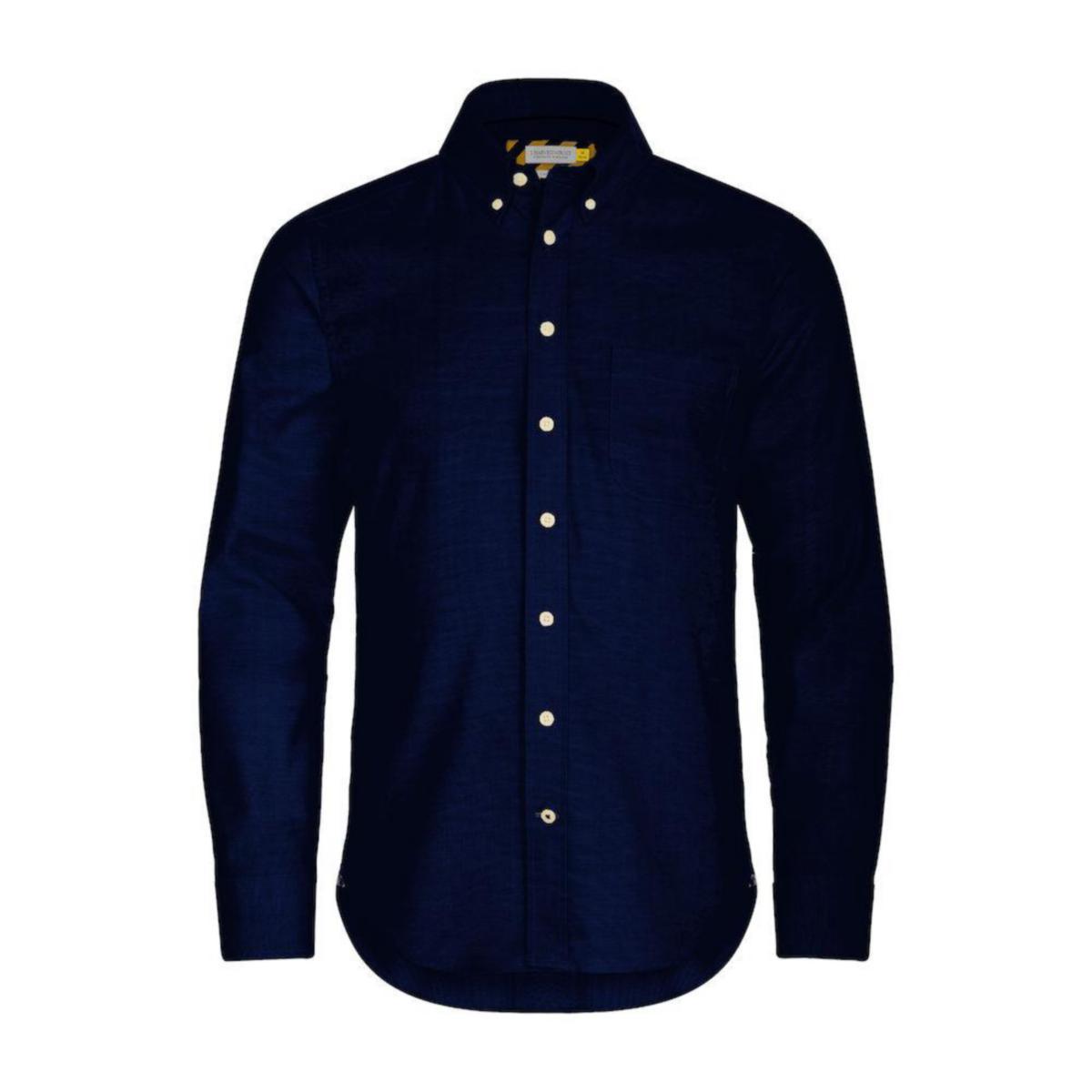 Skjorta J.Harvest & Frost Yellow Bow 54 - SKJORTA YELLOW BOW 54 SLIM MARIN L 41/42 HARVESTFROST