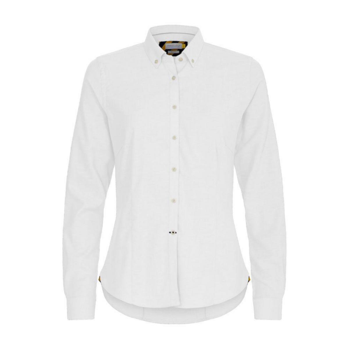 Skjorta J.Harvest & Frost Yellow Bow 54 dam - SKJORTA YELLOW BOW 54 DAM VIT 4XL