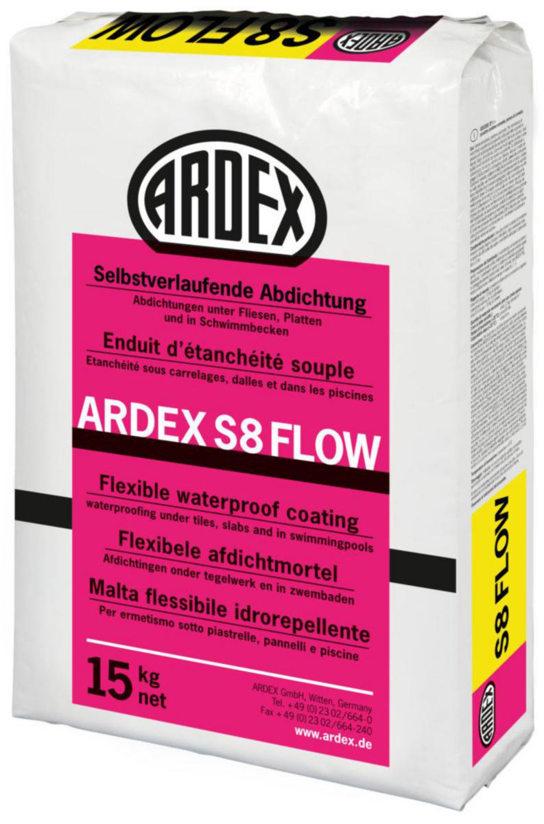 Tätskikt Ardex S 8 Flow - TÄTSKIKT S 8 FLOW. 15 KG ARDEX 24224