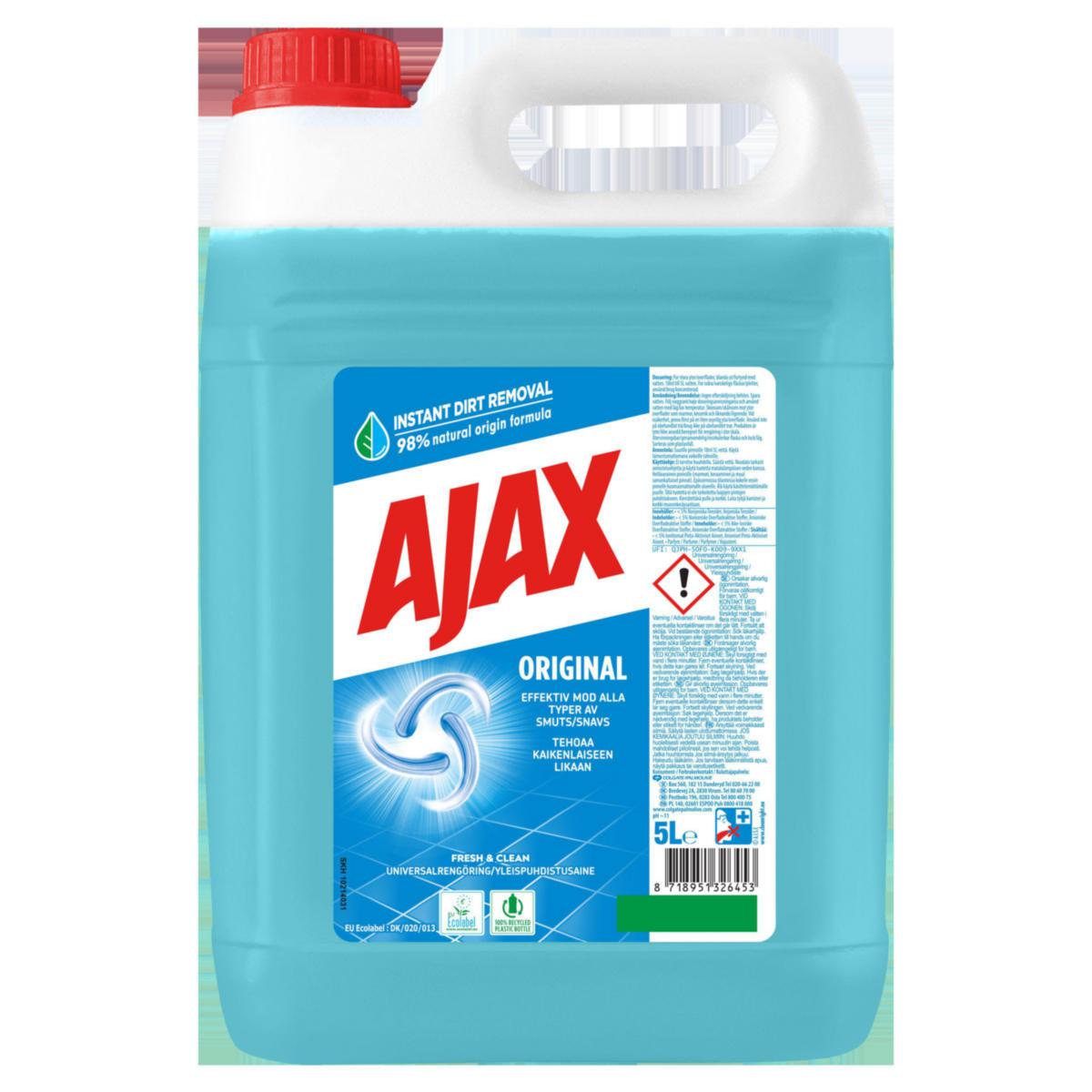 Allrengöringsmedel Original/Lemon Ajax - ALLRENGÖRING ORIGINAL 5 L AJAX 61002974
