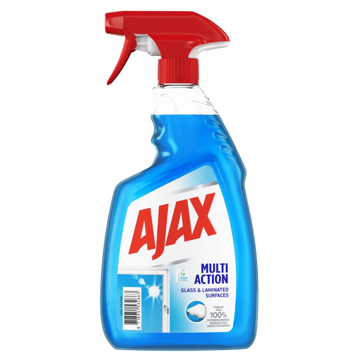 Glasputs Ajax Multi Action Glass Spray - RENGÖRING AJAX MULTI ACTION GLASS 750ML SPRAY