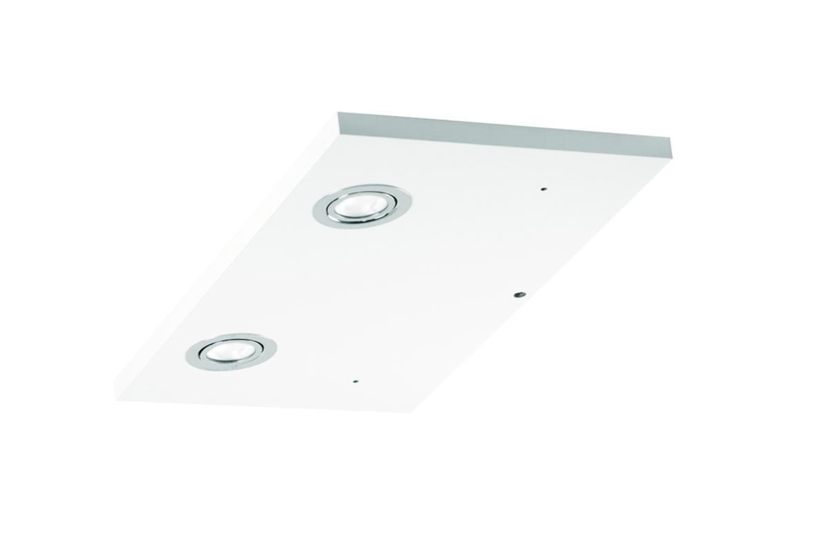 Ljusramp Basic till överskåp - LJUSRAMP VIT TILL ÖVERSKÅP 2 LED SPOTTAR