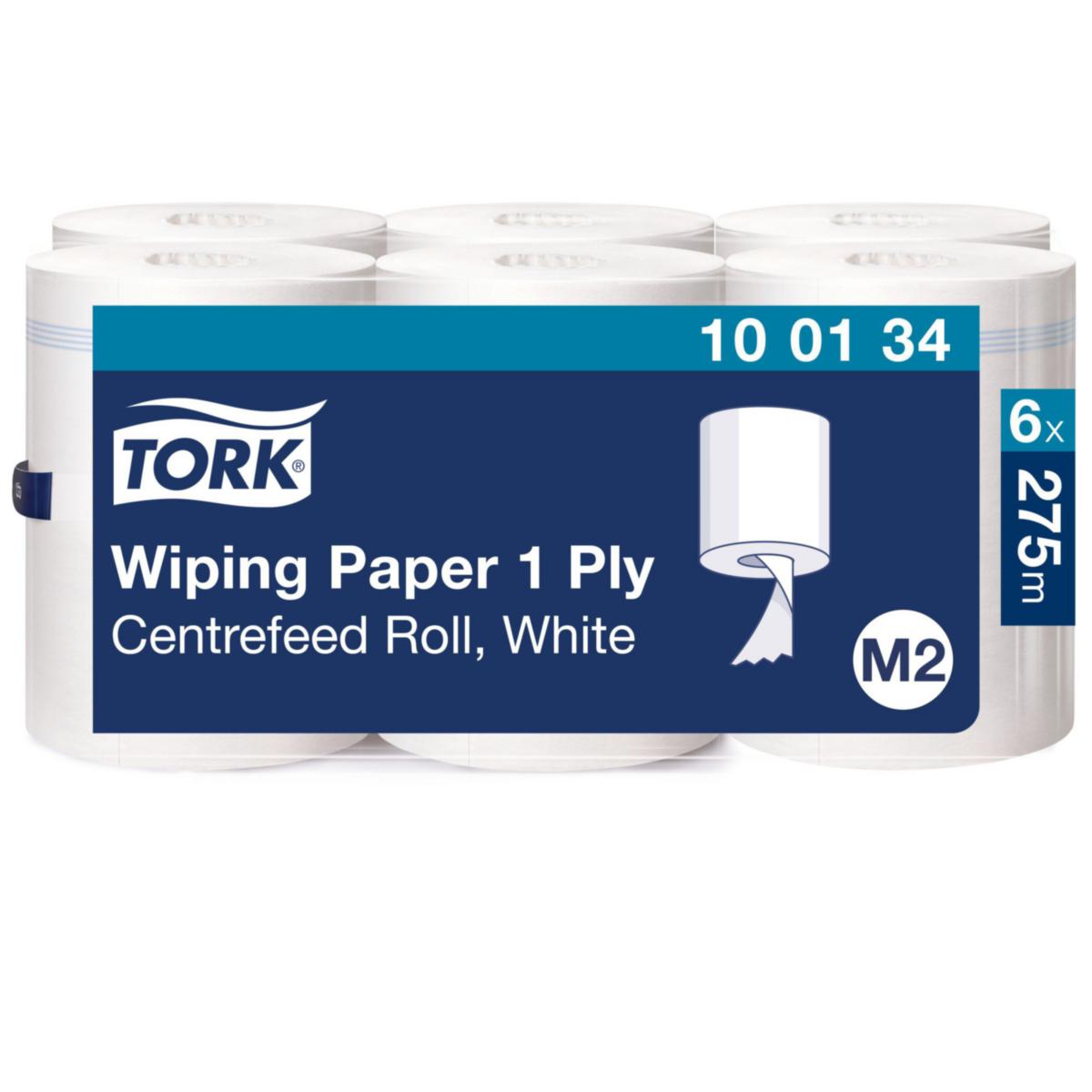 Avtorkningspapper Tork M2 - M-TORK ADV415 M2 STYCKPRIS TORK VIT 100134