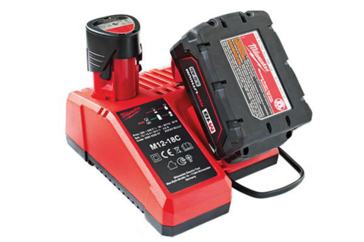 Batteriladdare Milwaukee M12-18 C - LADDARE M12-18 C MILWAUKEE 4932352959
