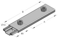 Glidelement EF Glid 165mm Duo, MEFA