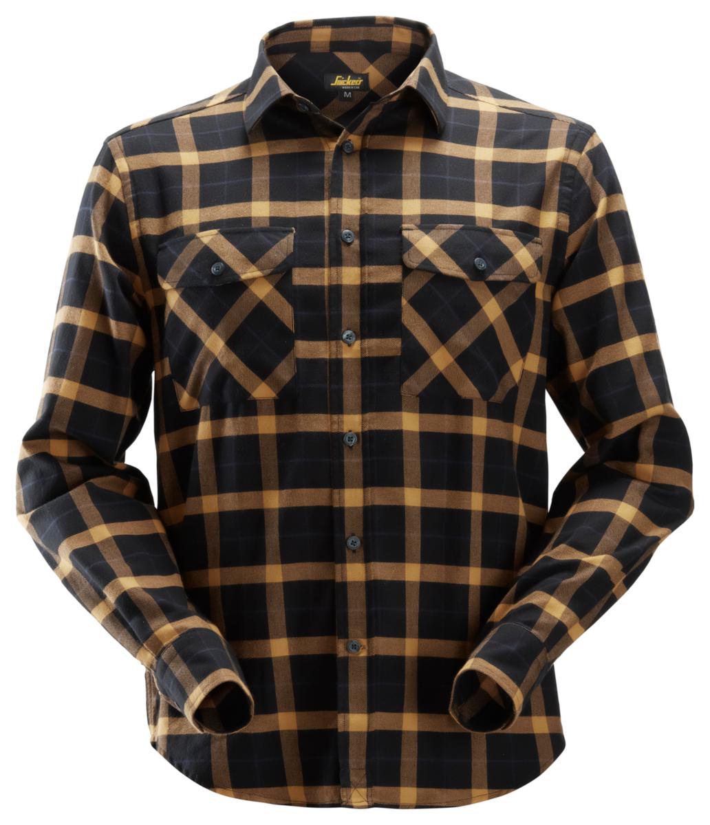 Flanellskjorta Snickers 8516 - FLANELLSKJORTA 8516 SV/BR XXL SNICKERS 85160412008