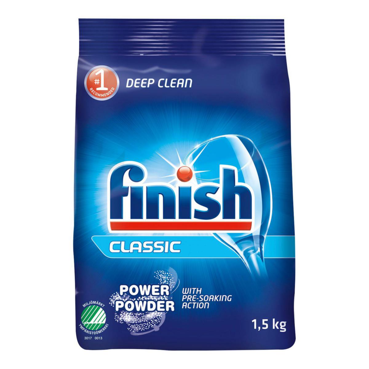 Maskindiskmedel Finish Advanced Power Action - MASKINDISKMEDEL FINISH CLASSIC POWER PULVER 1.5 KG