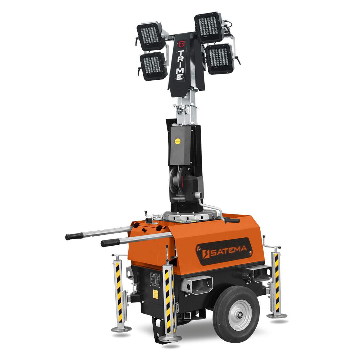 Belysningsmast Satema X-Chain 4500m2 - BELYSNINGSAMAST FÖR 4500M2 X-CHAIN 4X230W LED 7 M