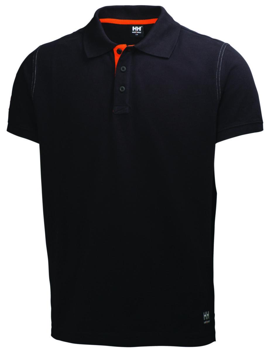 Pikétröja Helly Hansen Oxford 79025 - PIKÉ OXFORD POLO SVART XL HELLY HANSEN 79025-990-XL