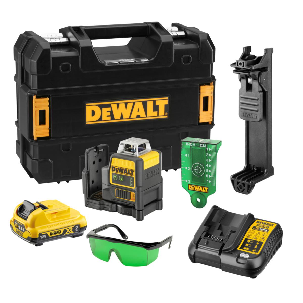 Linjelaser DEWALT DCE0811D1G - LINJELASER 720 12V GRÖN DEWALT DCE0811D1G-QW