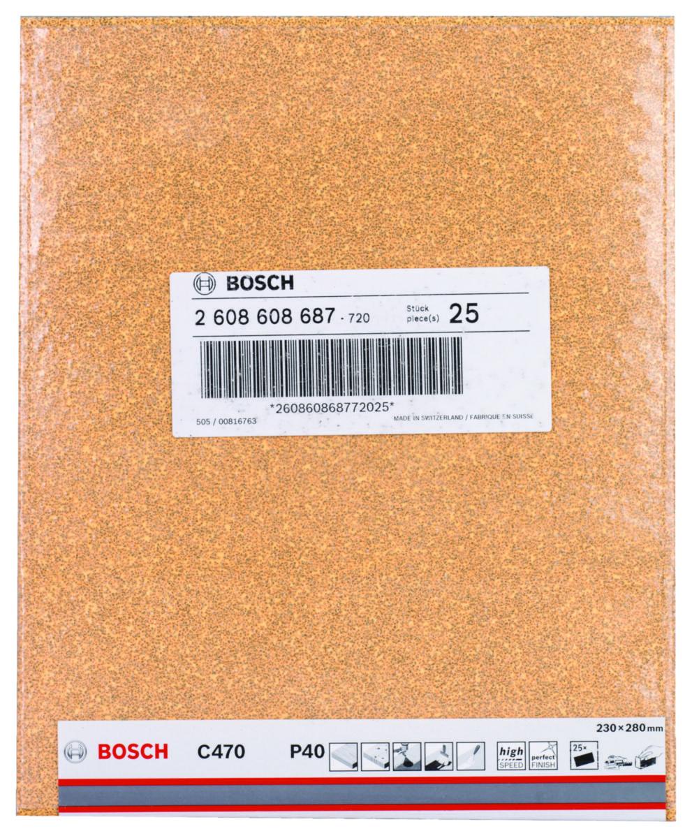 Slipark BWP Bosch - SLIPARK 230X280MM BWP K80 BOSCH 2608608689