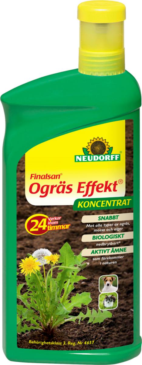 Ogräs Effekt koncentrat, pelargonsyra - OGRÄSBEKÄMPN EFFEKT KONCENTR 1 LITER NEUDORFF