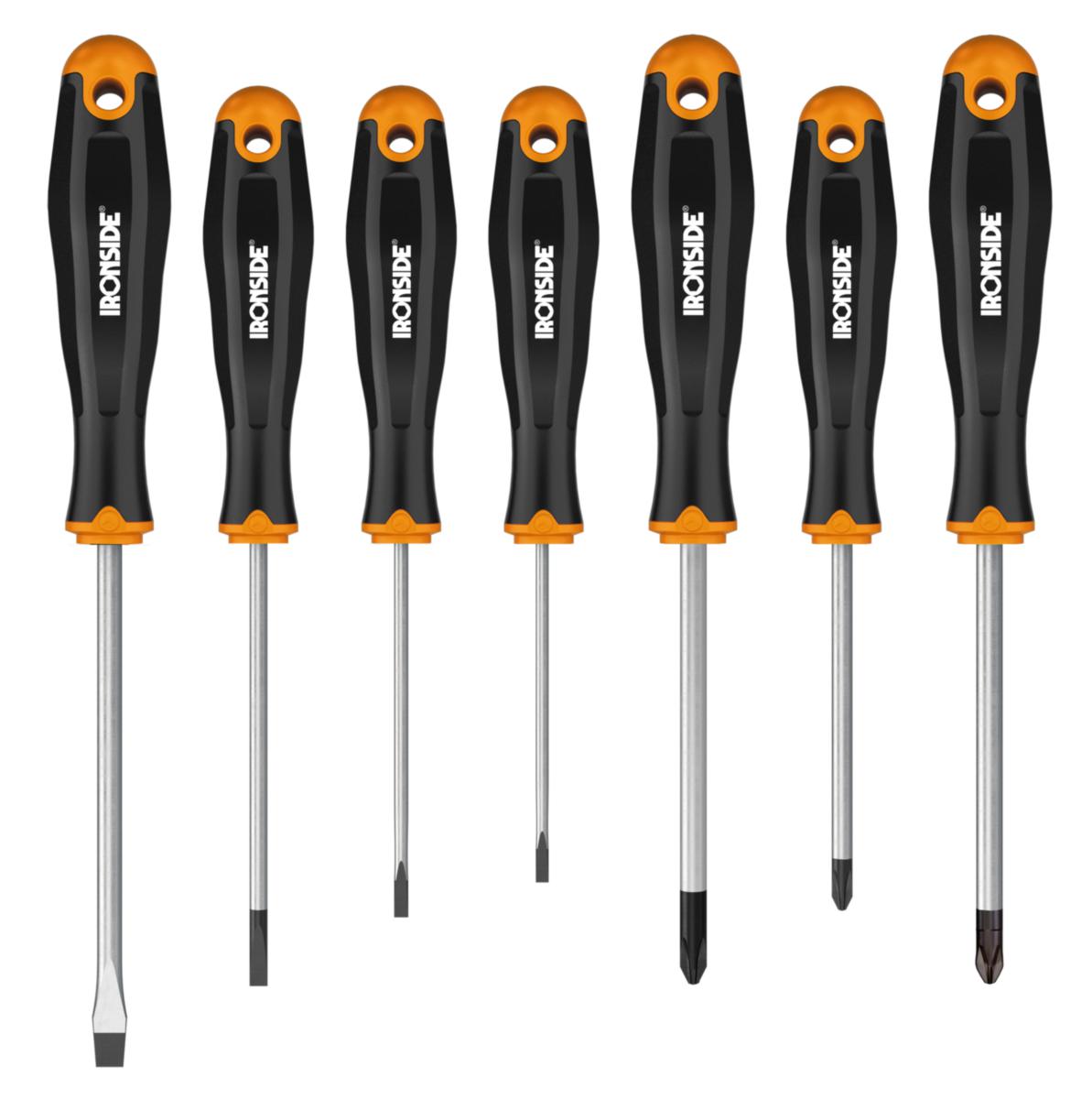 Skruvmejselsats Ironside Slim - SKRUVMEJSELSATS IRONSIDE SLIM 3KOMP 7ST MEJSLAR 103647