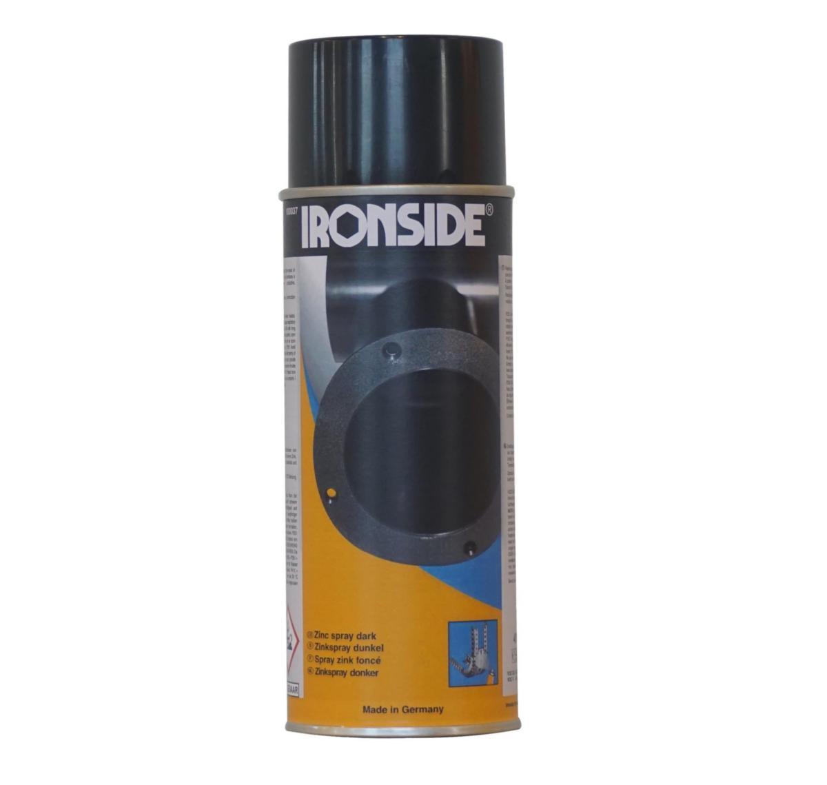 Rostskydd Ironside zinkspray - ROSTSKYDD ZINKSPRAY 400ML MÖRK UN1950  IRONSIDE 504/PALL