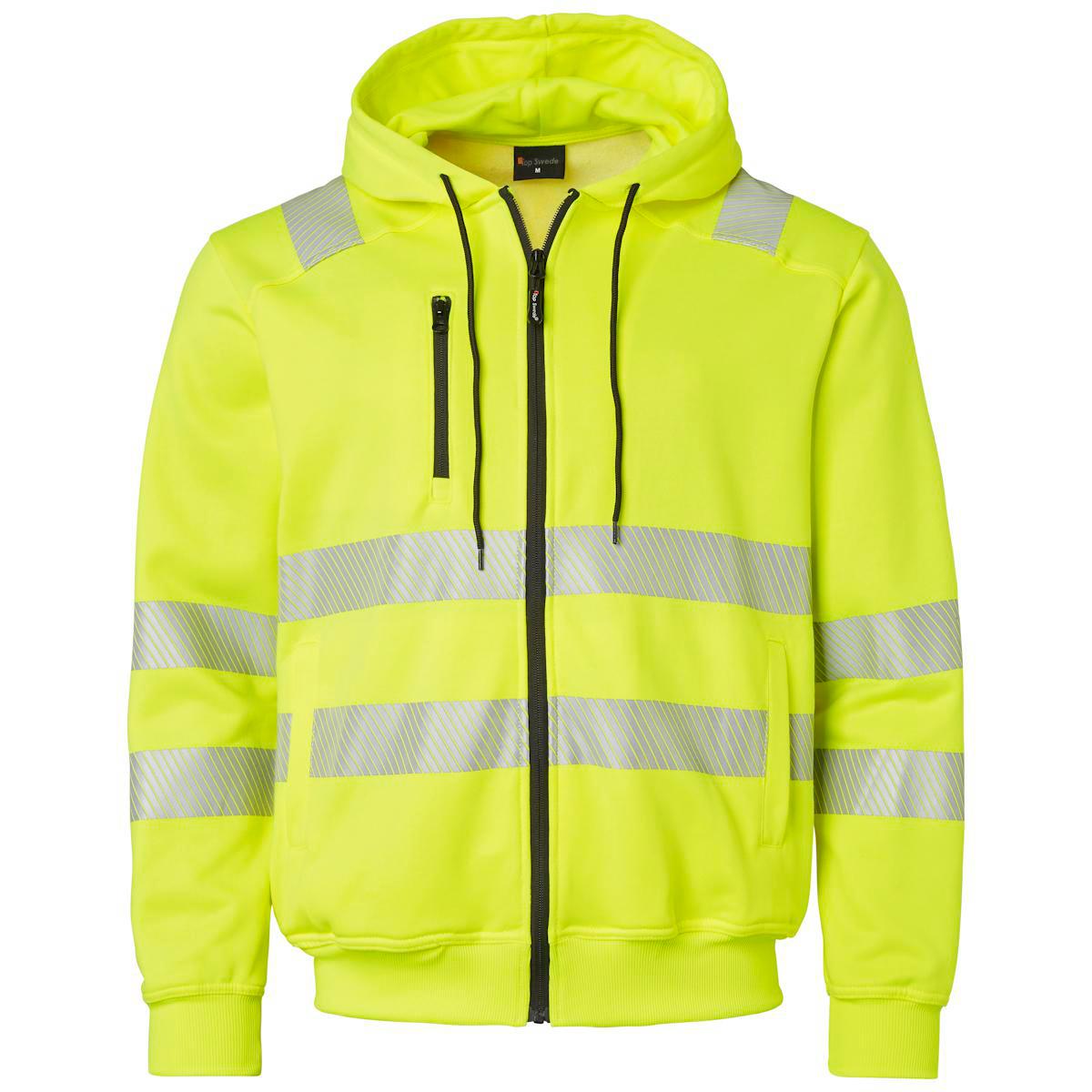 Huvtröja Top Swede 271 Zip Varsel - TRÖJA 271 GUL XXL TOP SWEDE 1000863712012