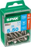 Träskruv TFT SPAX rostfri A2 SB-pack