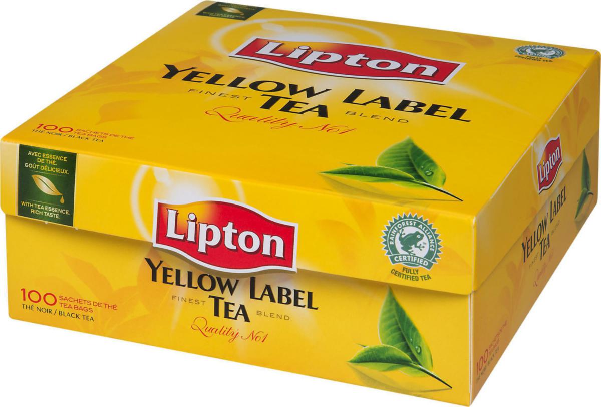 Te Lipton - TEPÅSAR YELLOW LABEL 100/FRP LIPTON 137535