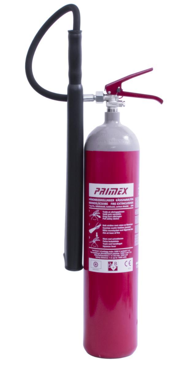 Brandsläckare Dafo Koldioxid - BRANDSLÄCKARE KOLDIOXID 5 KG PRIMEX KC 5 K, 89B