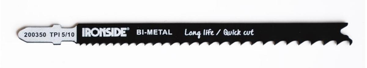Sticksågblad Ironside BIM Multimaterial - STICKSÅGBLAD IRONSIDE T345XF 132X9X1.25MM BIM 5-PAC