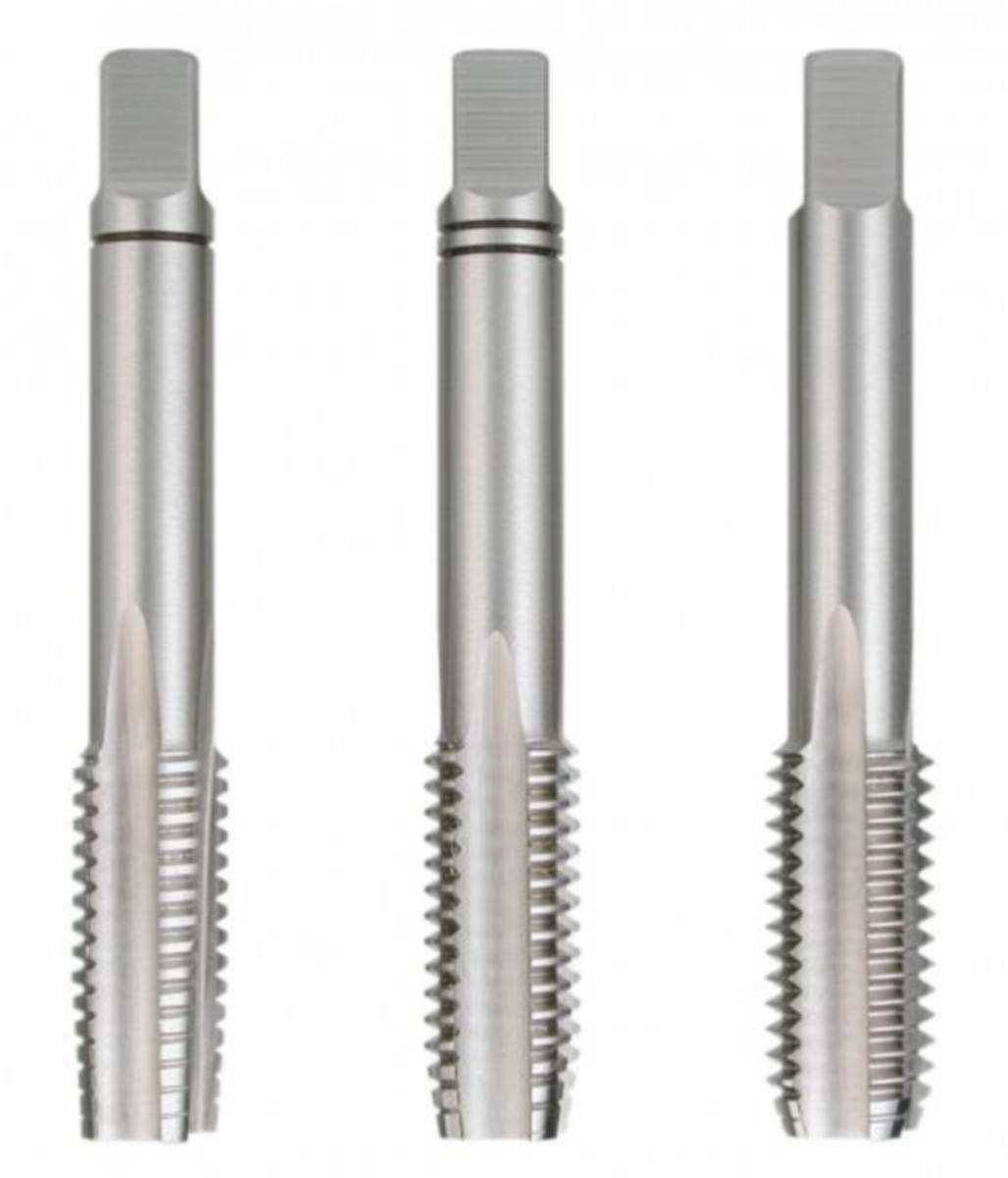 Gängtappsats Ruko, Spets, mellan -och bottentapp - HANDGÄNGTAPPAR N.O1-2-3 M5 SISAB 230052