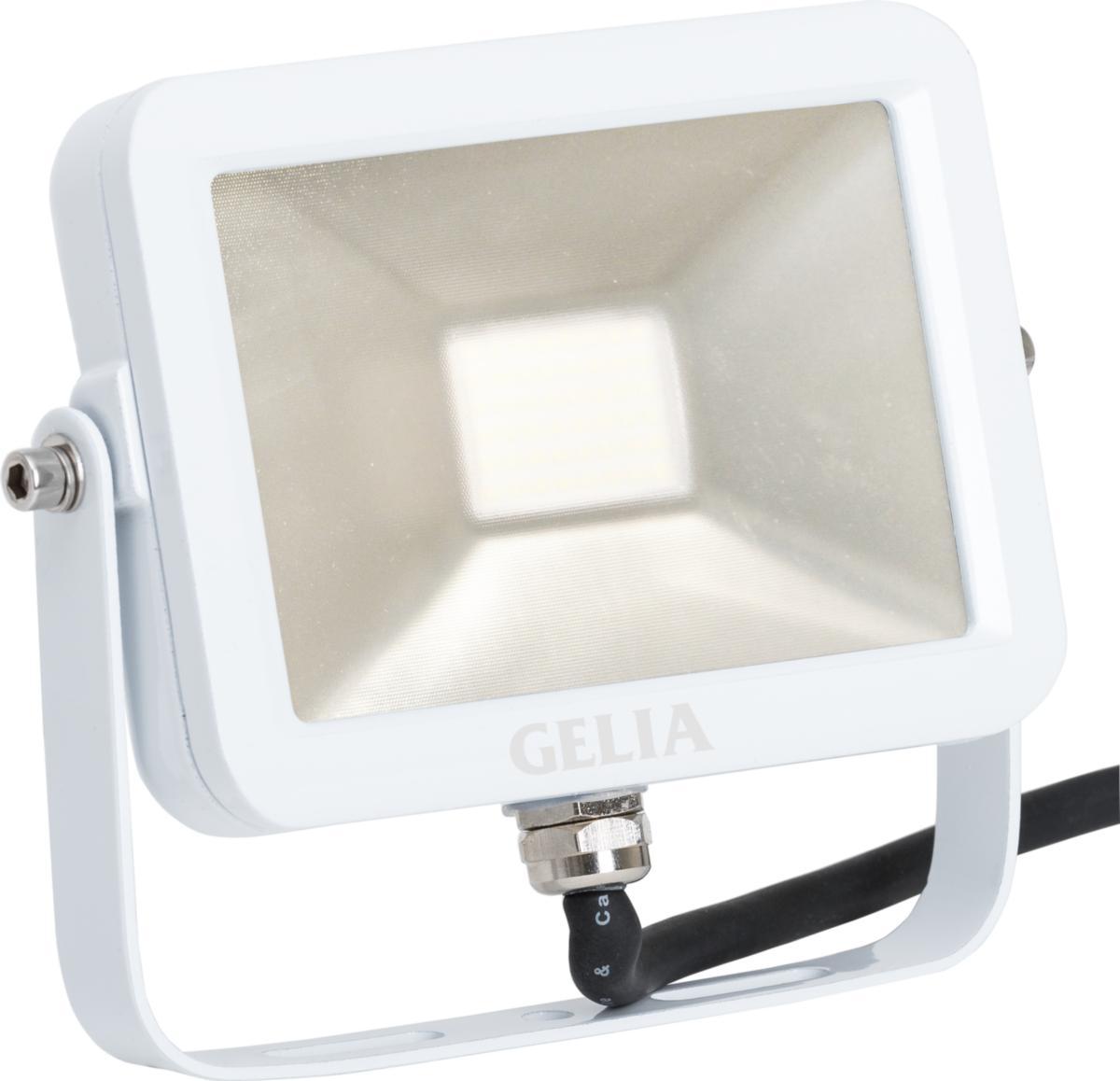 Strålkastare LED, 10 W, frostat glas, Slimline, Gelia - STRÅLKASTARE LED 10W 800LM IP 65 GELIA LAMPA 4075001001