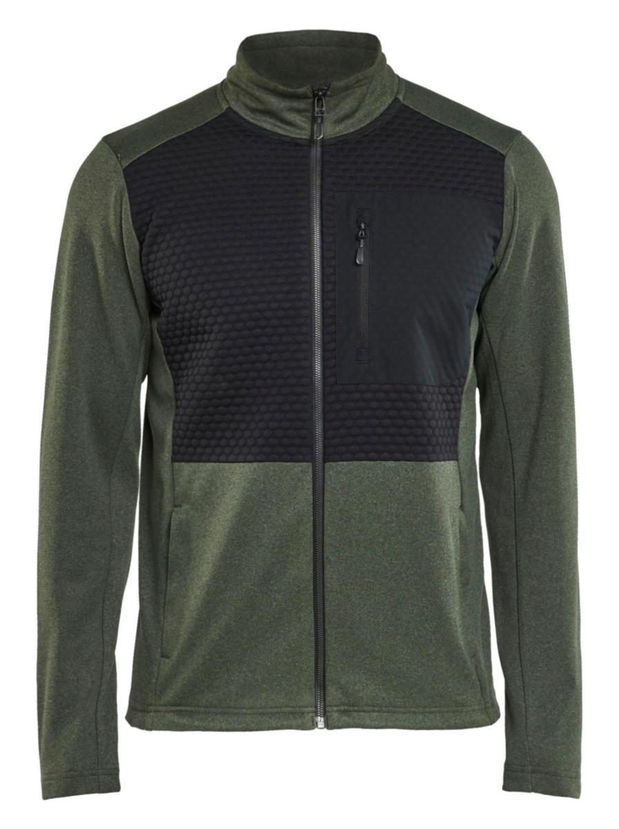 Tröja Blåkläder 3548-2533 Herr - TRÖJA GRÖN/SVART HEL ZIP 3XL BLÅKLÄDER 354825334199XXXL