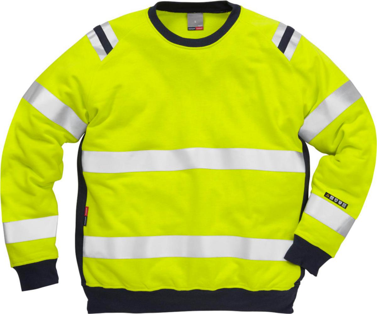 Sweatshirt Fristads 7076 SFLH - TRÖJA VARSEL 7076 GU/MA L FRISTAD 109428-171 L
